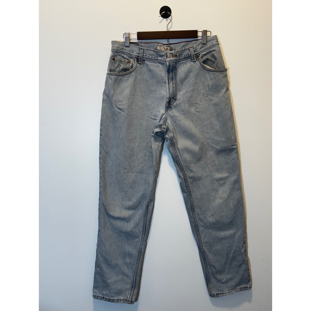 Levis 550 Relaxed Tapered Jeans Womens 14 M Light Wash Vintage Made in Mexico